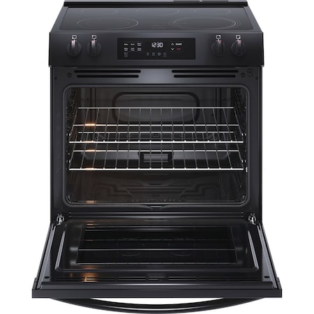 Frigidaire Frigidaire 30-in. ADA Compliant Front Control Smooth Top Electric Range FCFE3062AB